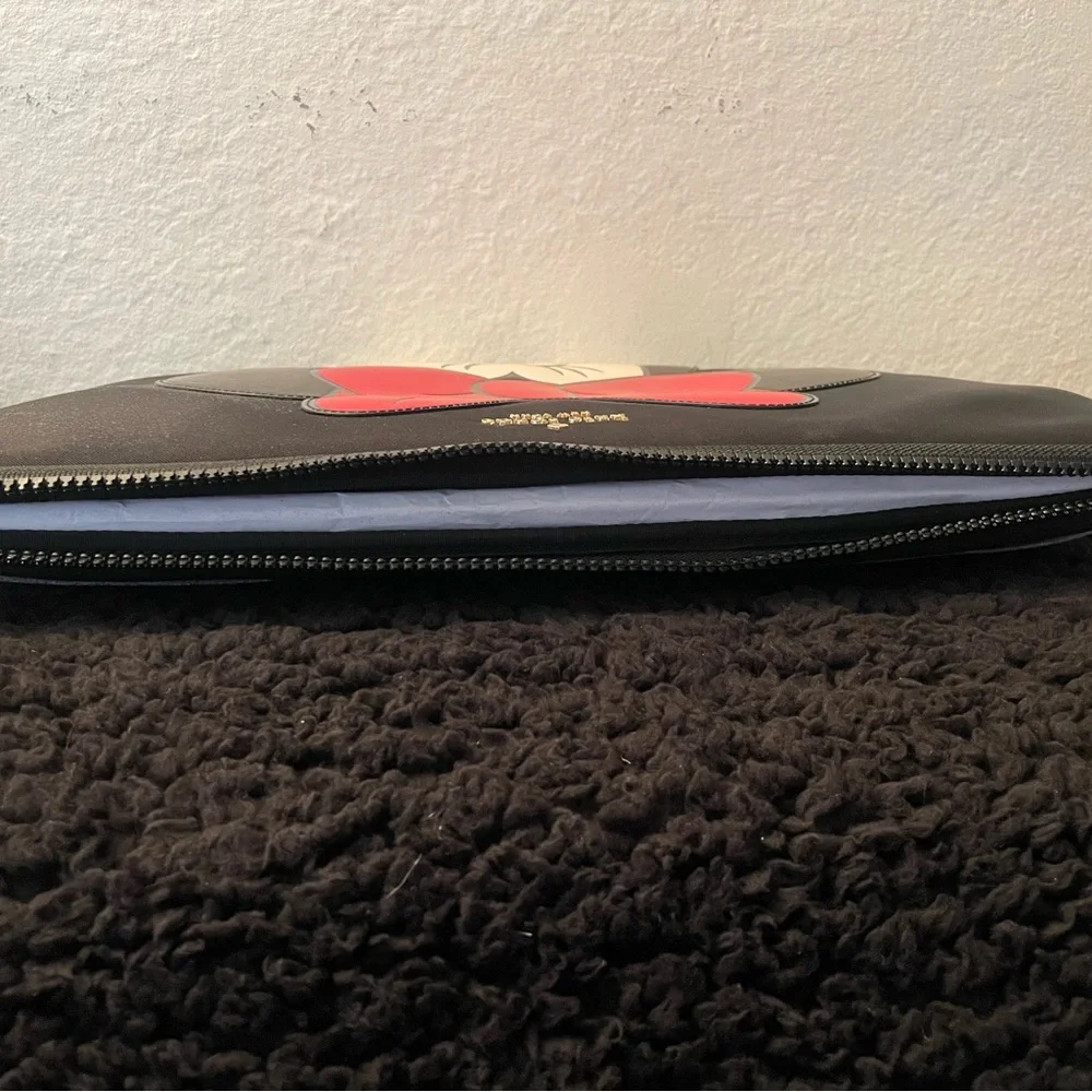 Kate Spade Black and Red Minnie Mouse Laptop Sleeve